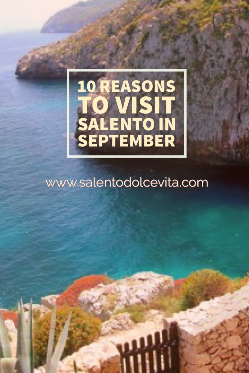 10 reasons to visit salento in september