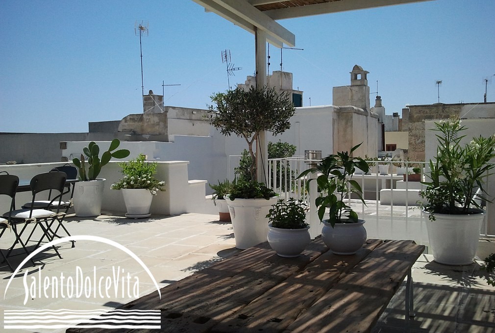 casa con terrazza in affitto nel salento - gallipoli casa galata