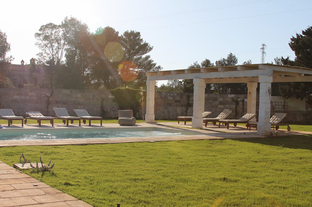 Masseria piscina gazebo castro salento 