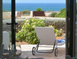 Ville con giardino vista mare a Torre Pali, Salento