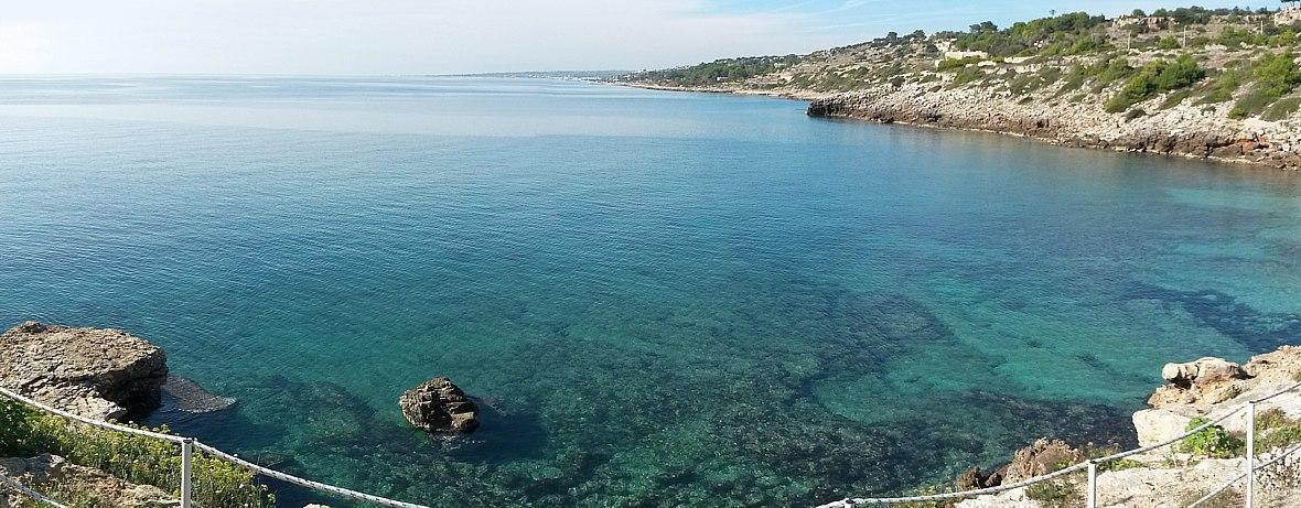 San Gregorio - Kieselstrand 2,5 km