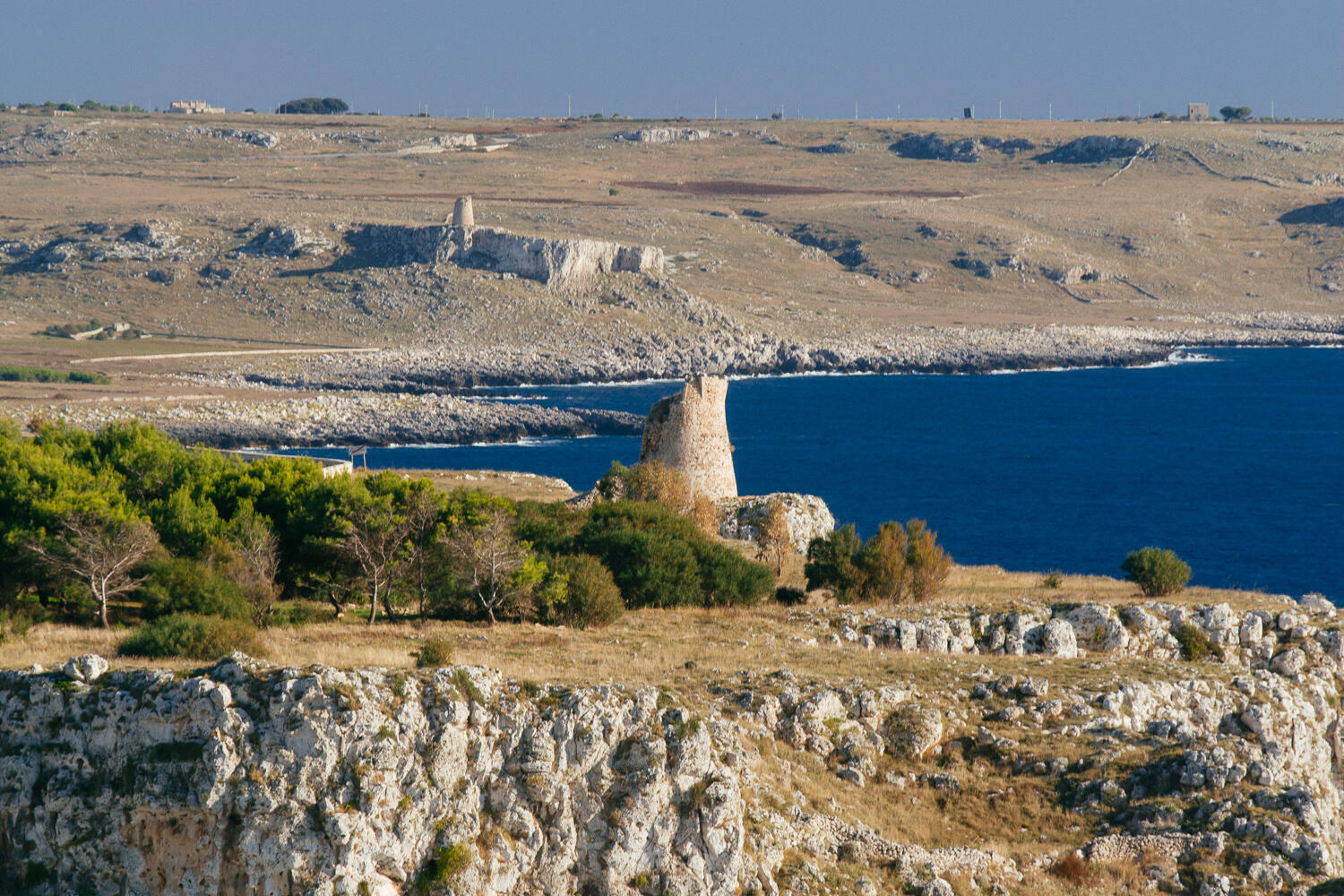 Otranto - Coastal landscape with ancient watchtowers