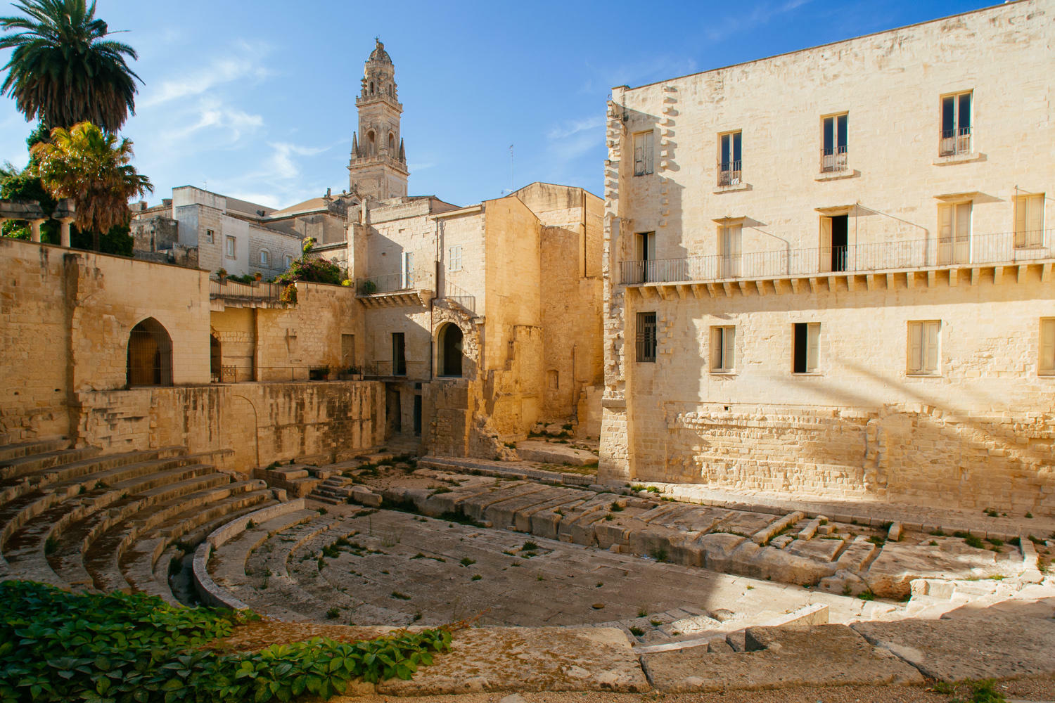 Lecce - vieille ville  - Amphithéâtre Romain