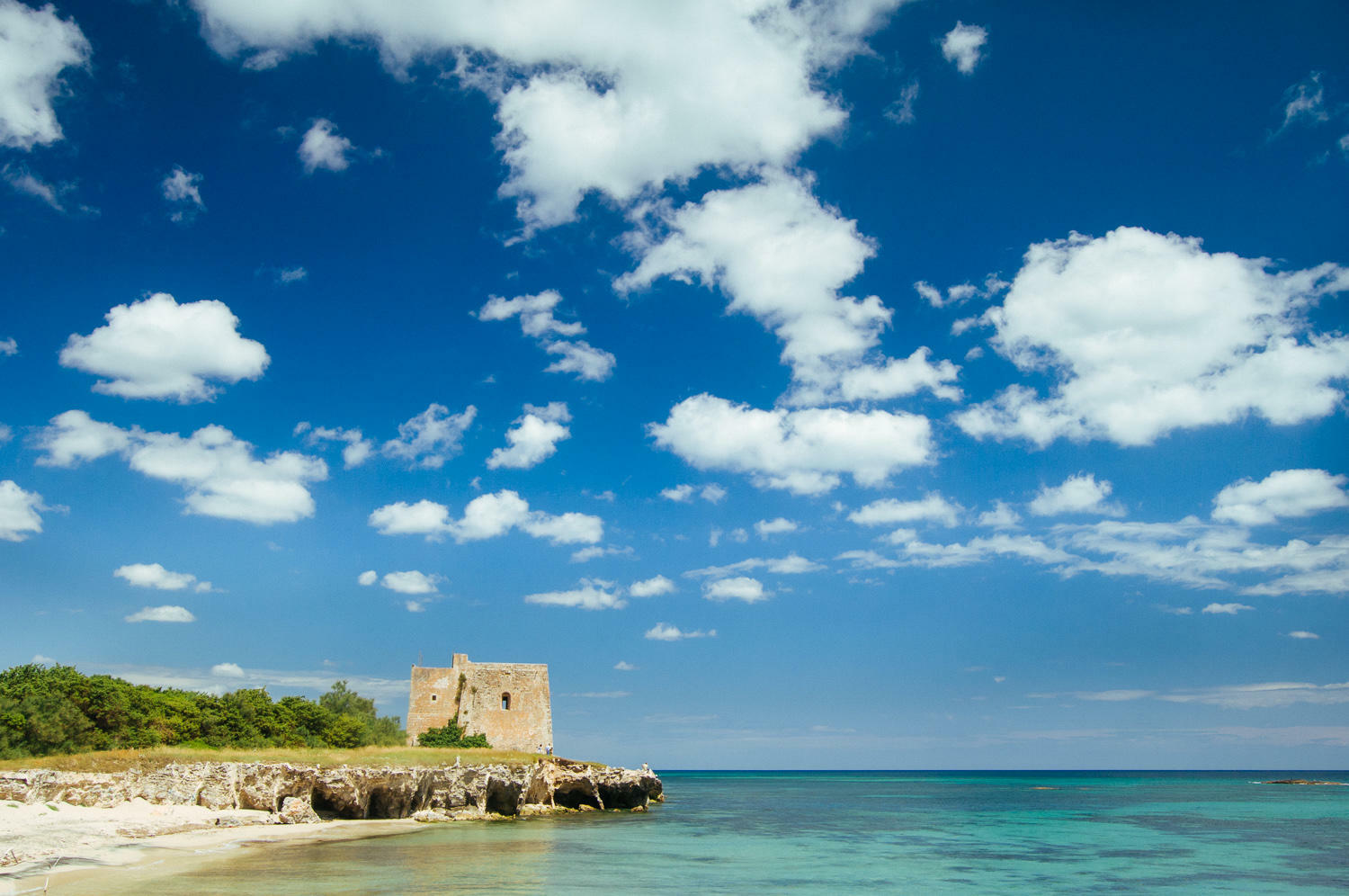 Plage de sable - Torre specchia ruggeri - 30 km