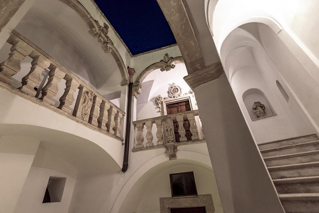 Chiostro main entrance by night