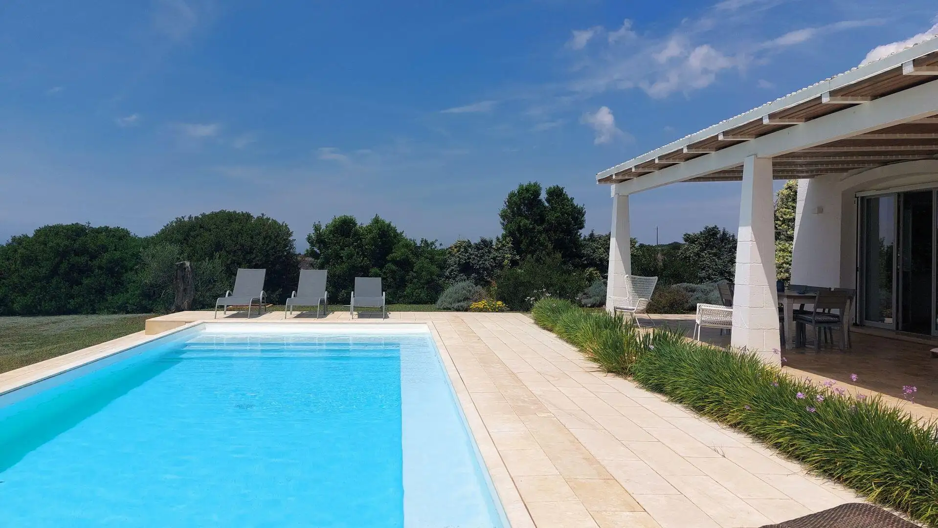 Die Villa und der Pool