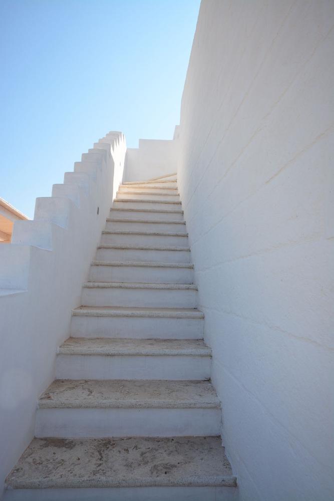 Treppe zur Panoramaterrasse