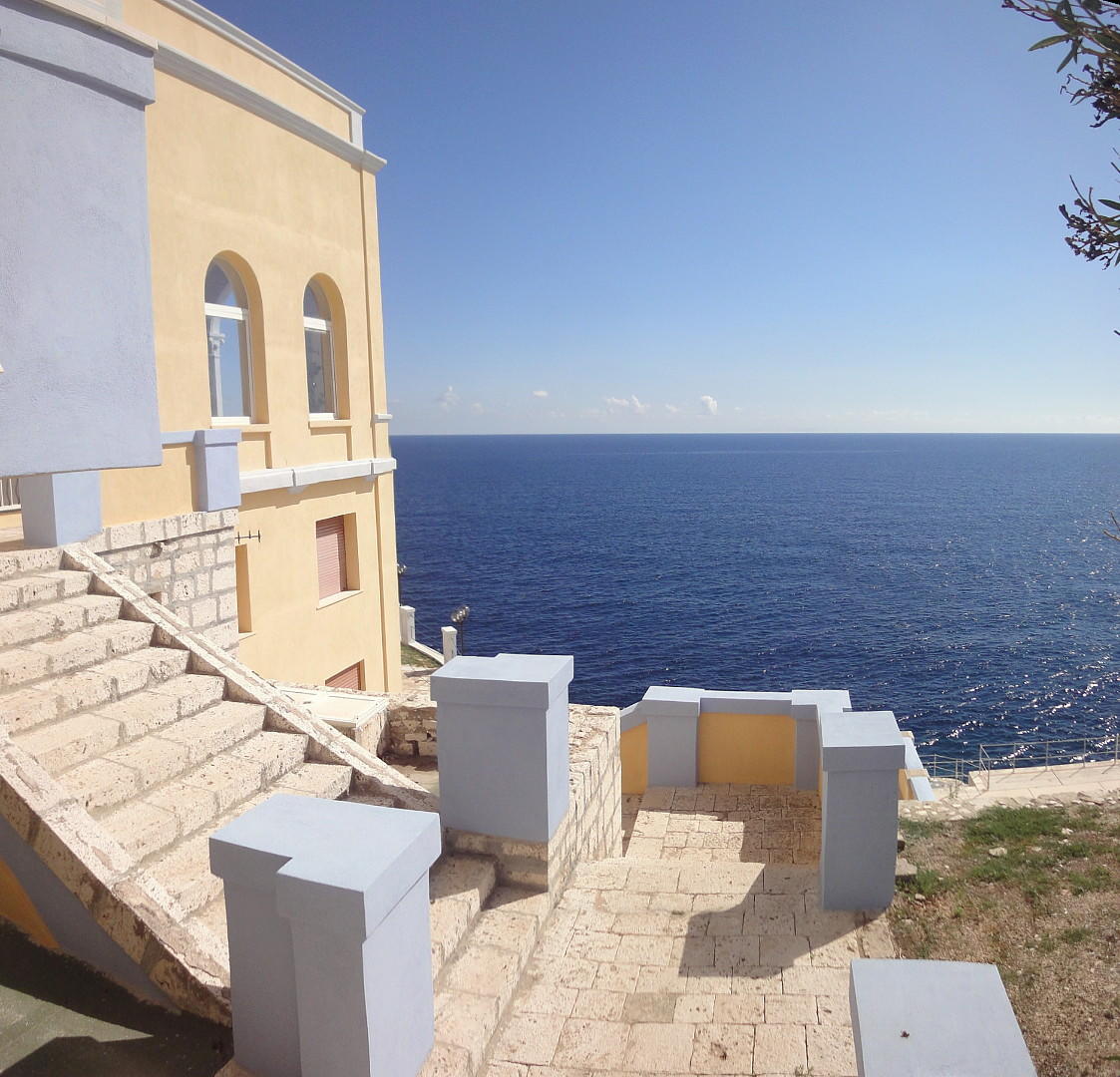 Stairs to access the house