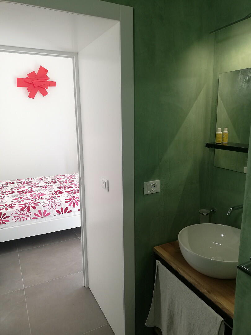 Sous-sol - chambre double D, salle de bain avec douche