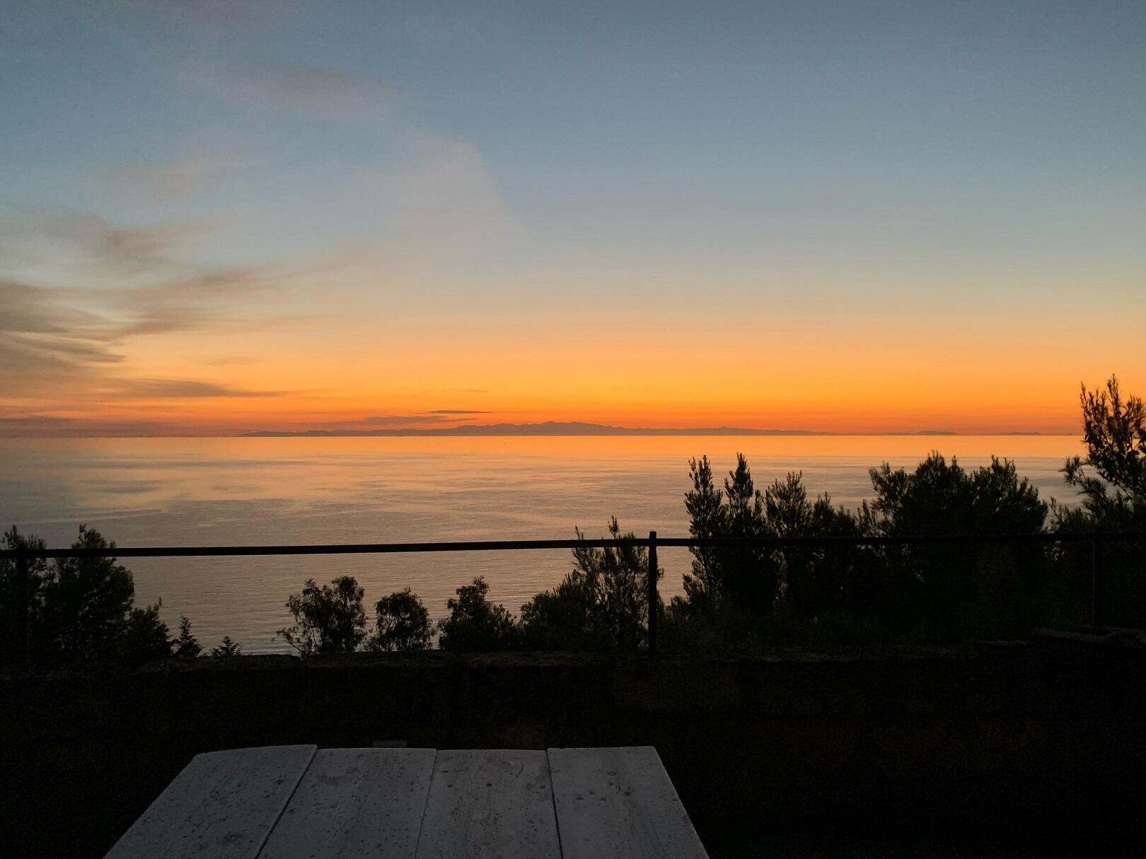 Terrasse équipée vue mer