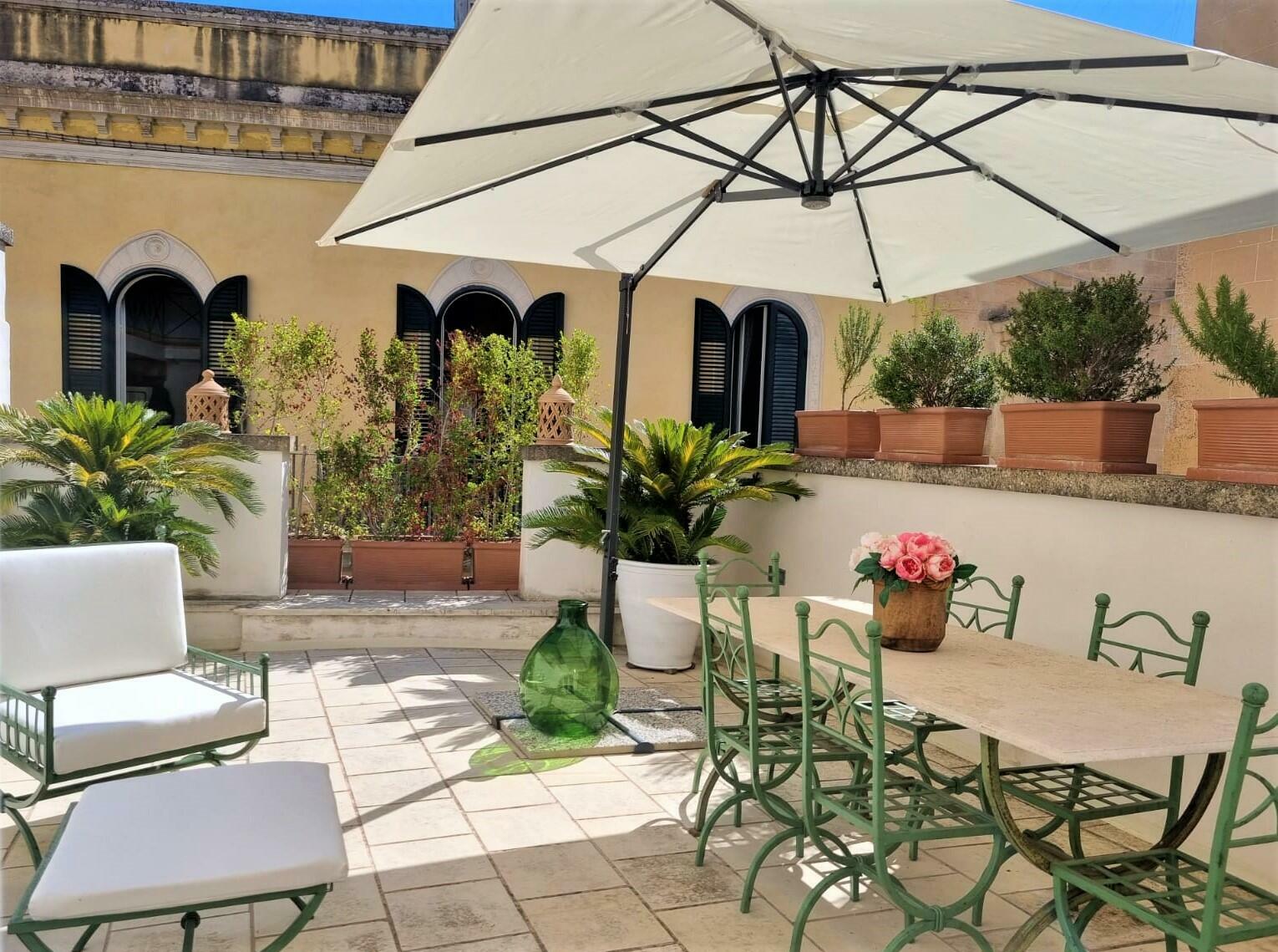 Terrazza attrezzata