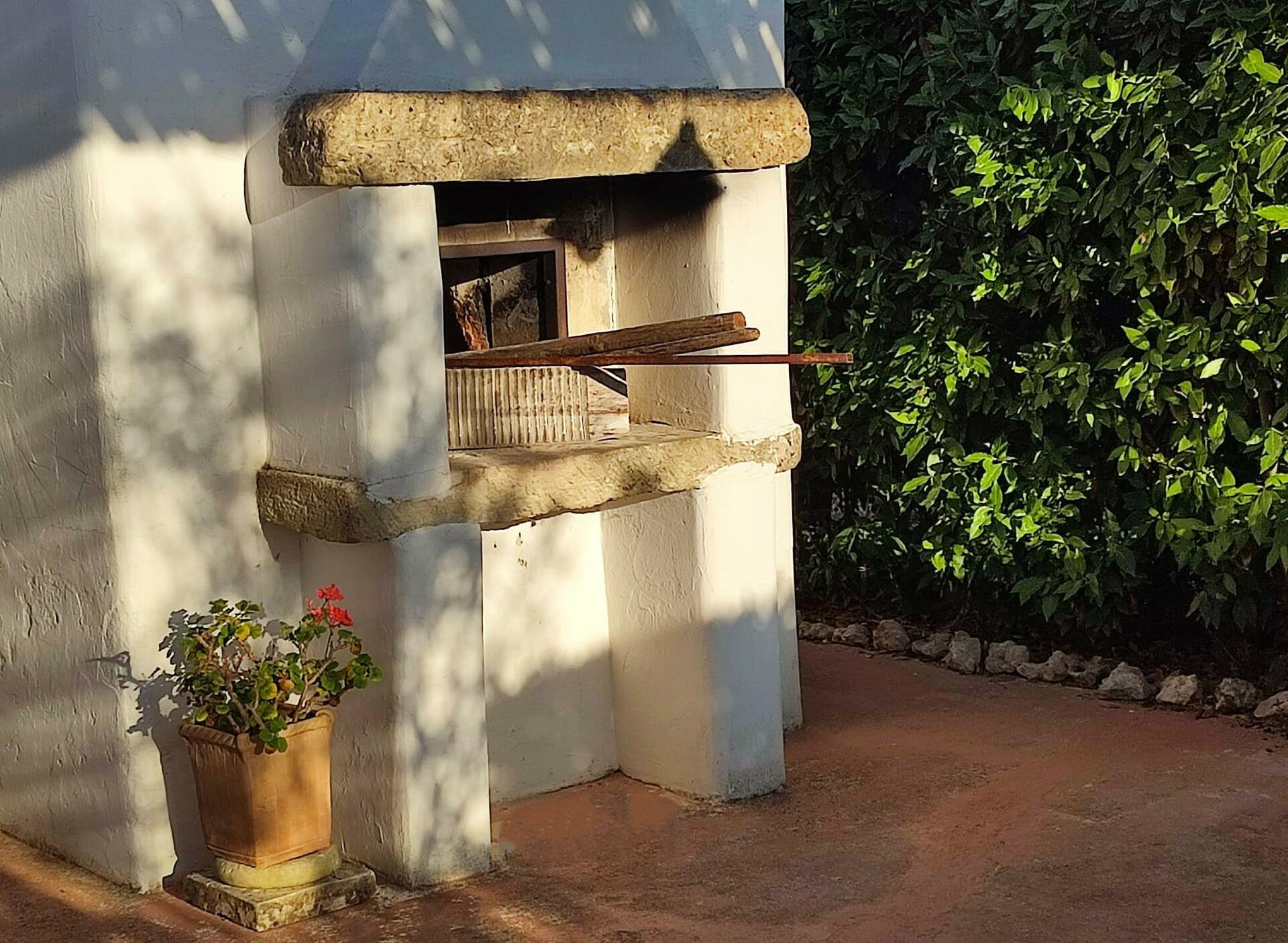 Antique stone oven