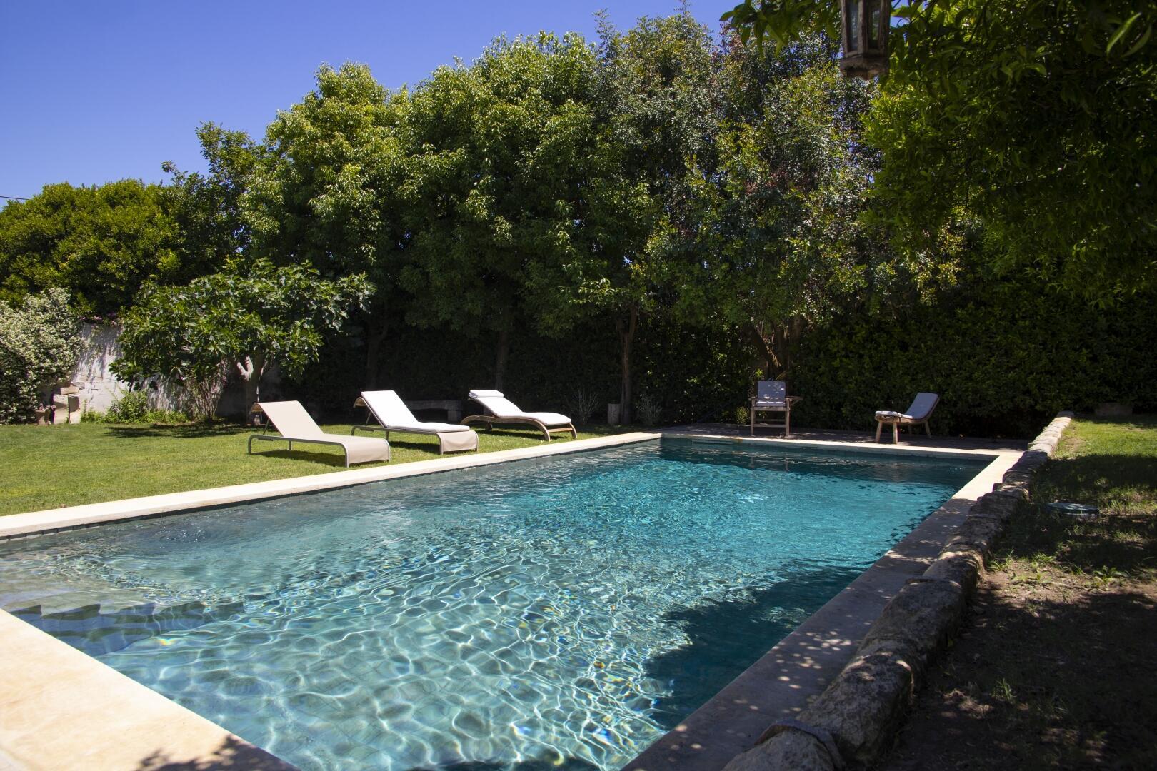 Garten mit Pool