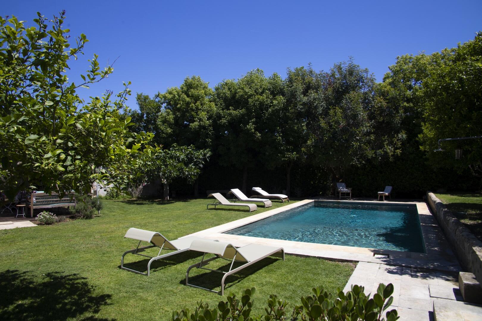 Garten mit Pool