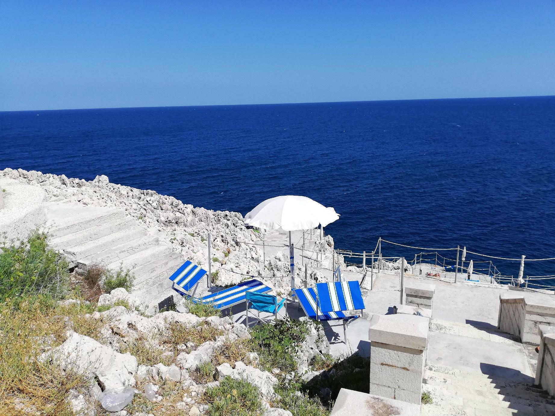 Access to the sea and solarium of Casa il Loggiato