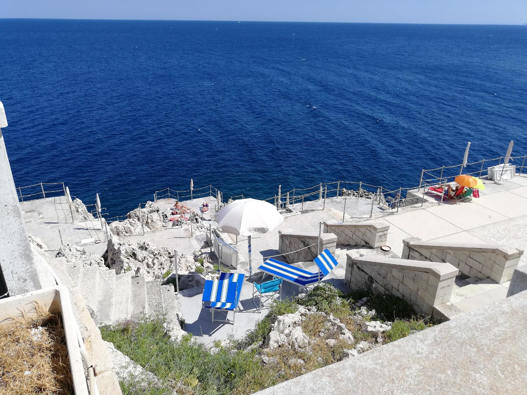 Accès à la mer et solarium de Casa il Loggiato