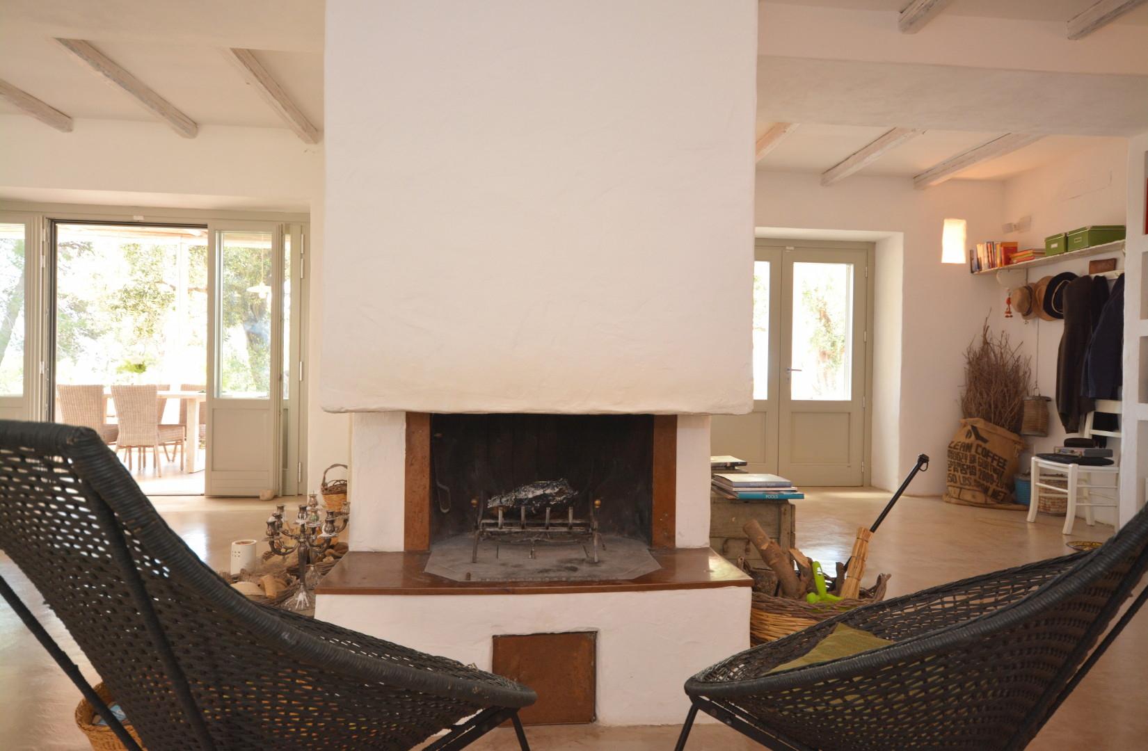 Living room - little fireplace