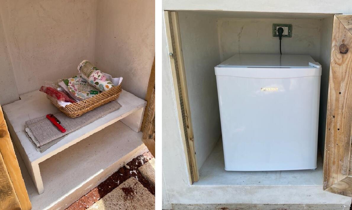 Fridge swimming pool