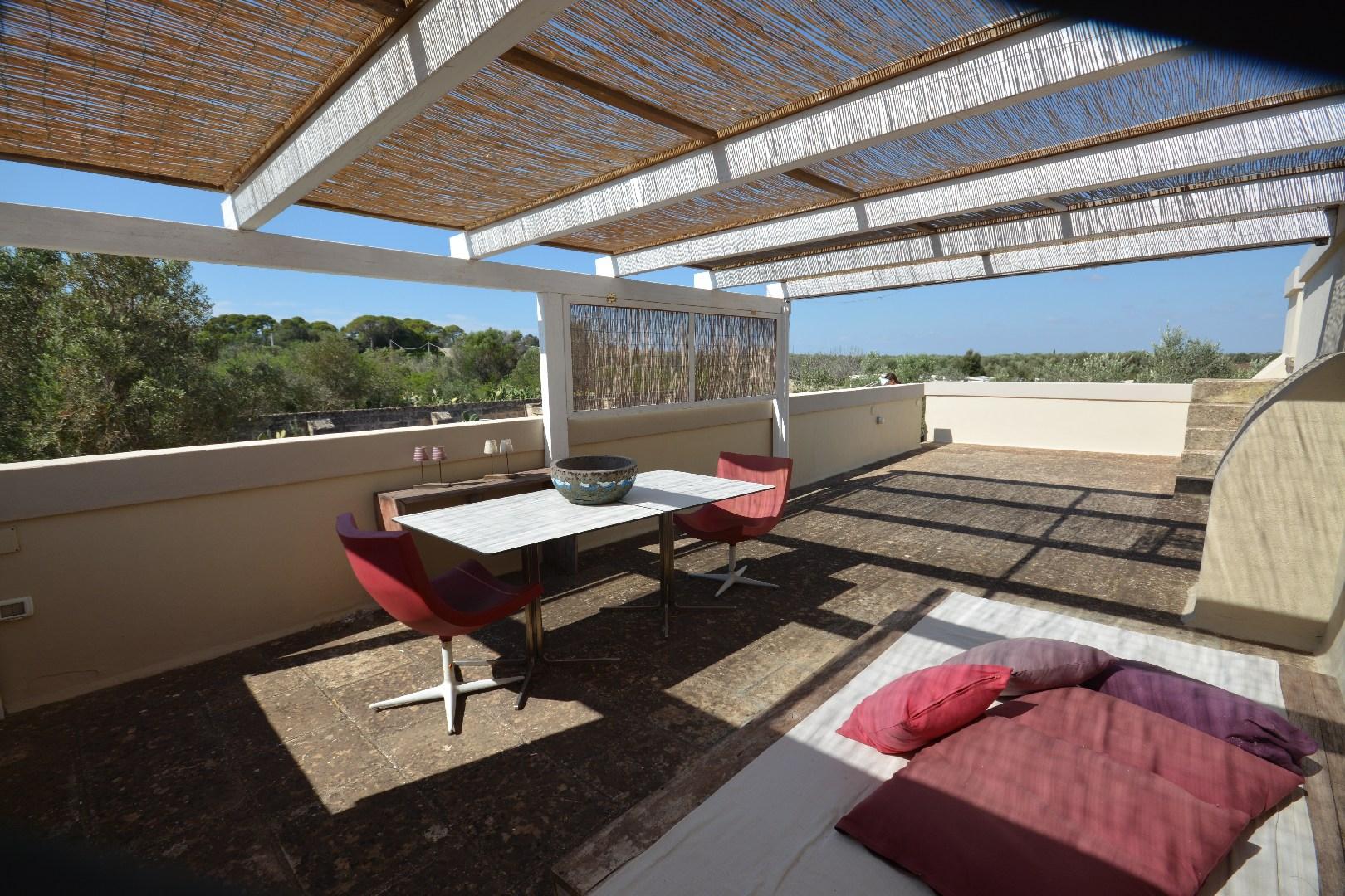 terrasse sur le toit meublée et panoramique