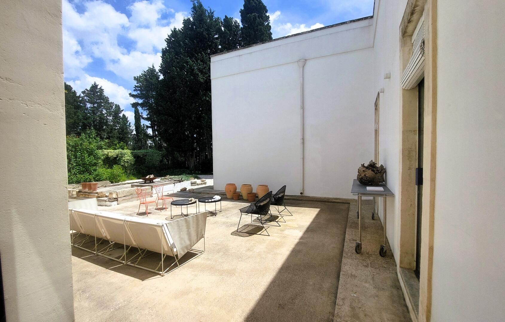 Chambre double D avec vue sur terrasse calme et yoga