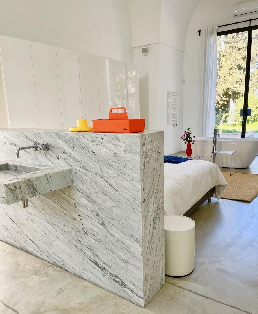 Chambre principale - baignoire