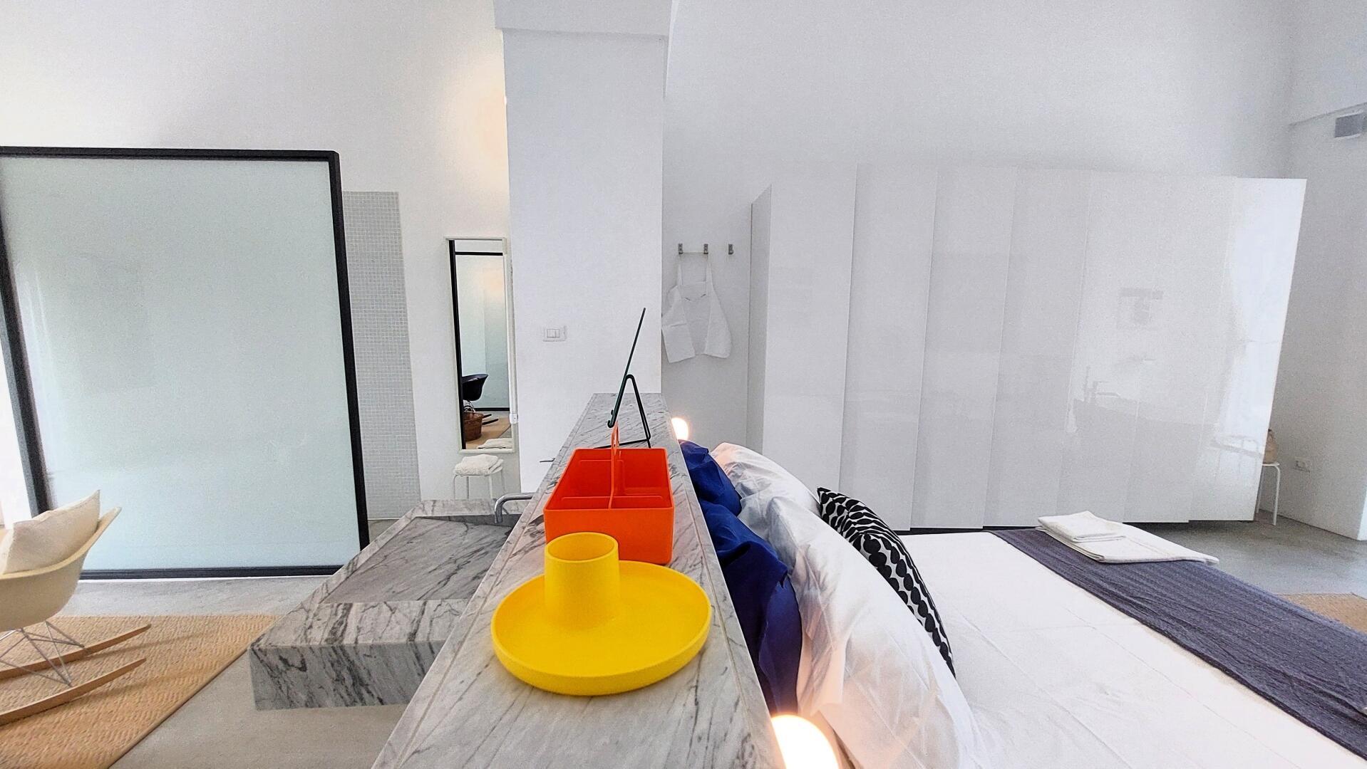 Chambre principale - baignoire