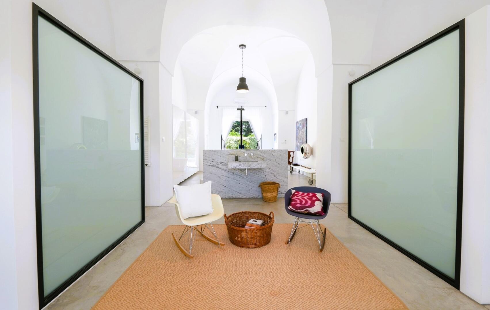 Chambre principale - baignoire