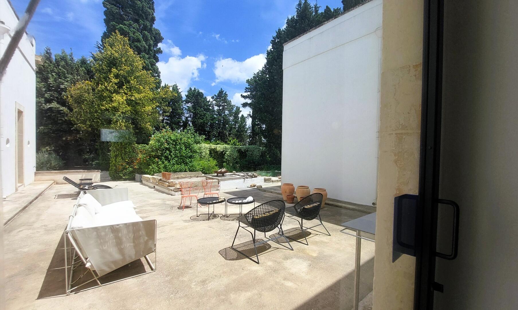 Chambre double D avec vue sur terrasse calme et yoga