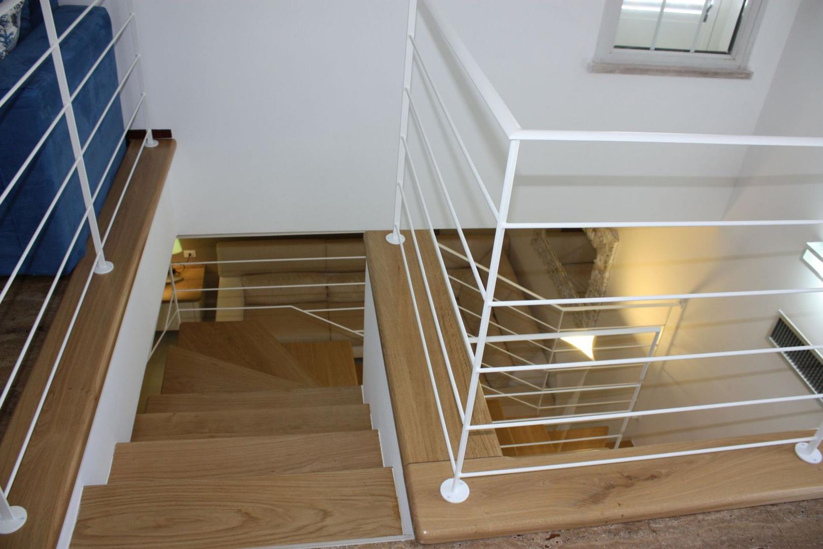 Living space staircase to upper floor