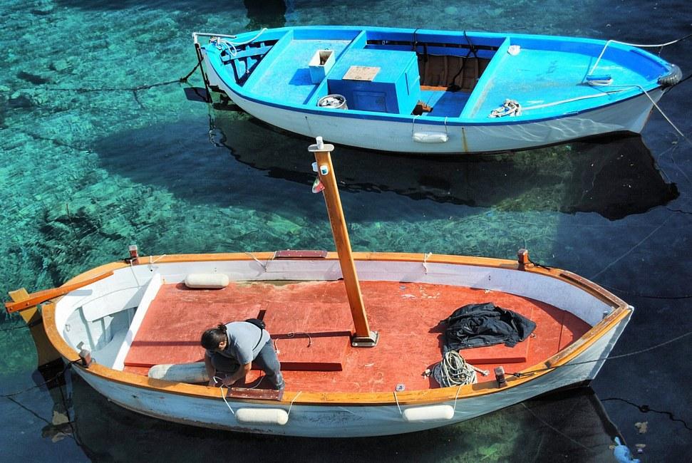 Gallipoli - bateaux des pêcheurs