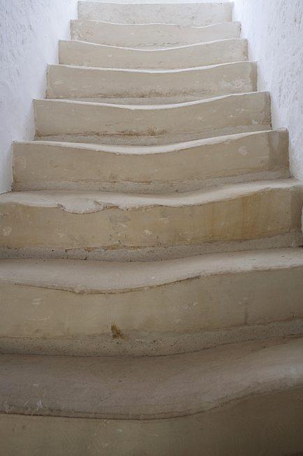 Stairs leading to the first floor