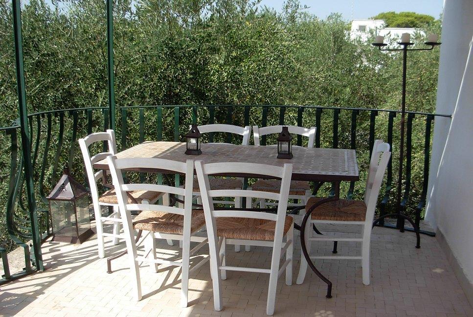 large furnished balcony garden view