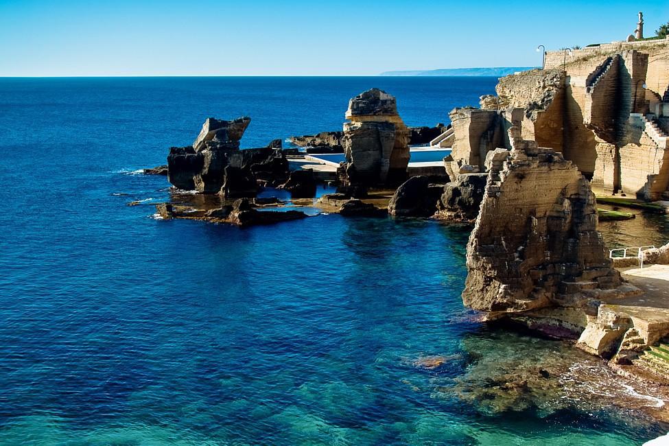 Santa Cesarea  Terme Gli Archi - accesso al mare