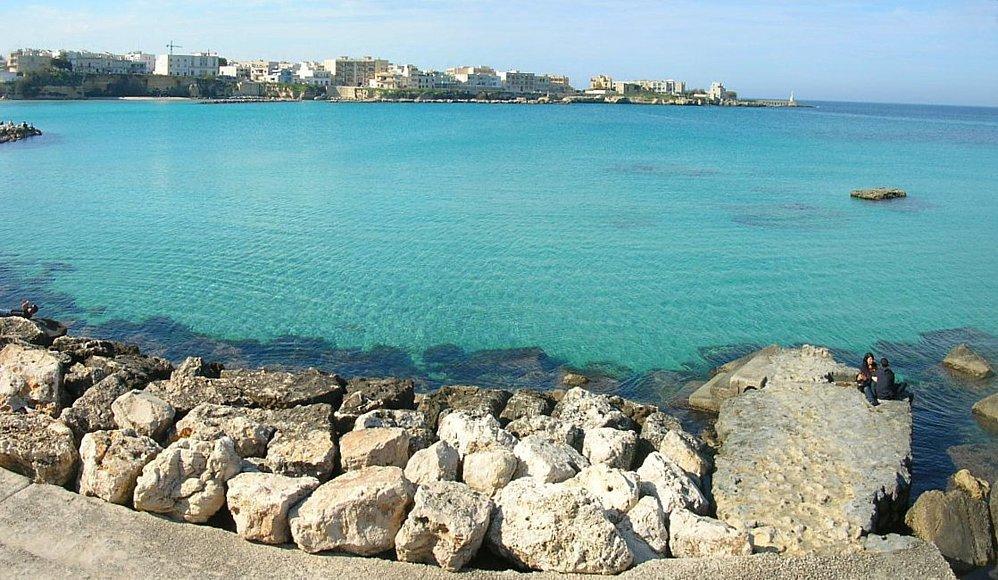 Otranto vedute della baia con il mare cristallino
