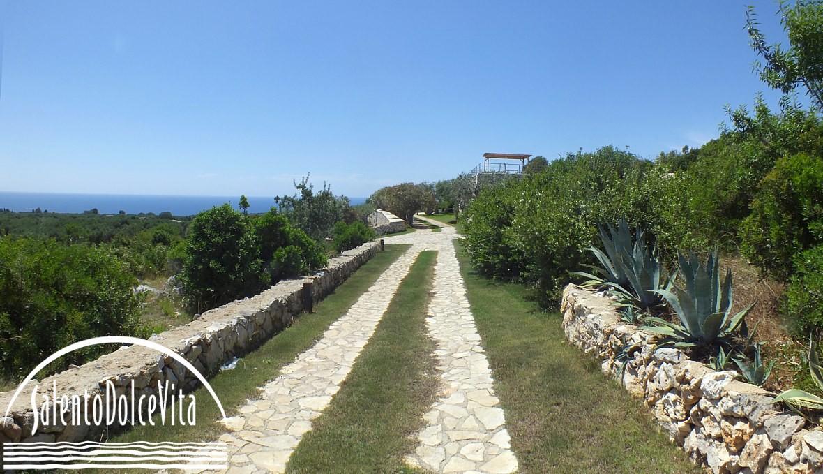 Giardino vista panoramica