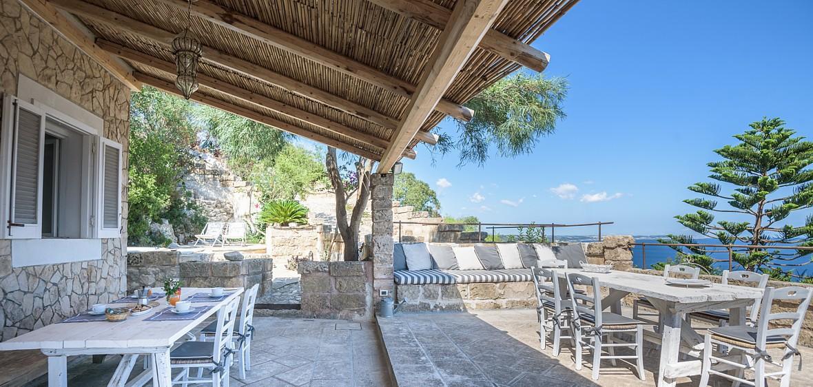 Terrasse mit Meerblick