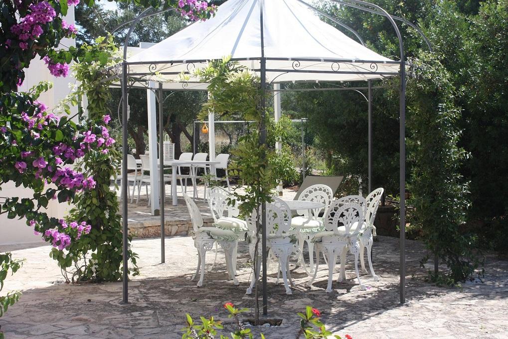 Backyard side_gazebo and barbecue area