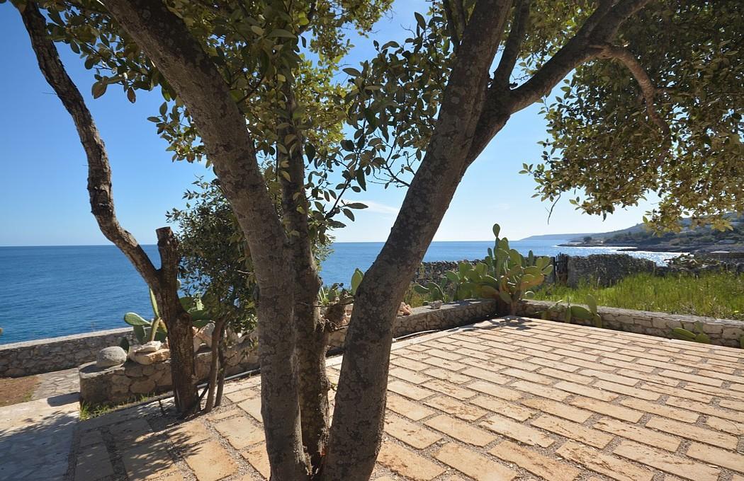 Trullo-Dependance - Dritte ausgestattene Terrasse mit Meerblick