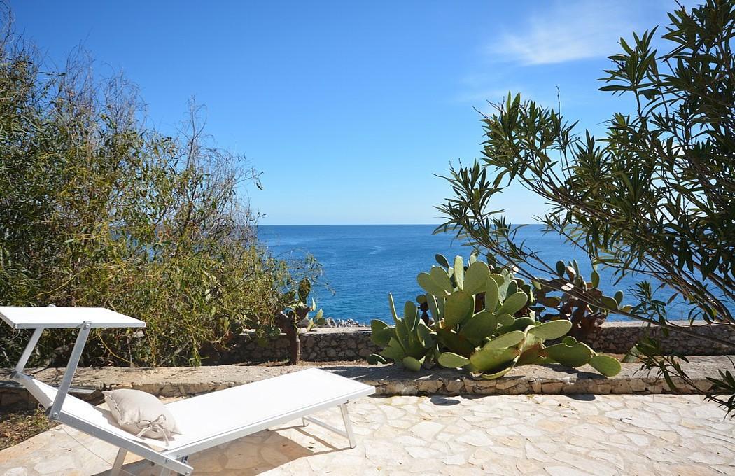 Trullo-Dependance - Dritte ausgestattene Terrasse mit Meerblick