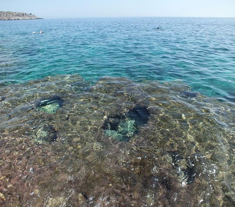 Ausgestattete Bucht mit Zugang zum Meer