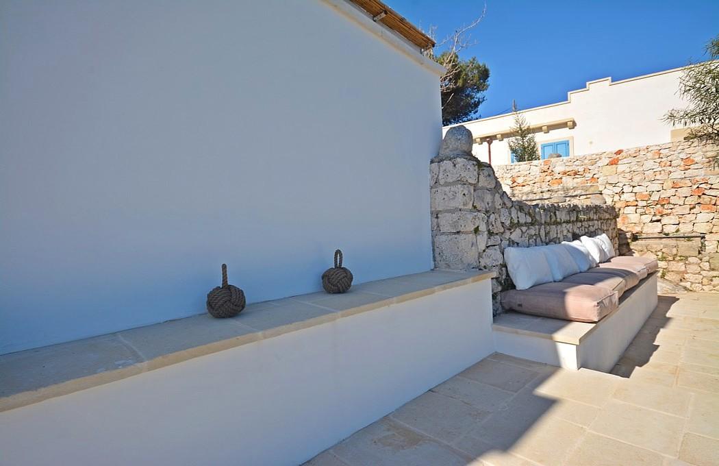 Erster Stock - Ausgestattene Terrasse mit Meerblick