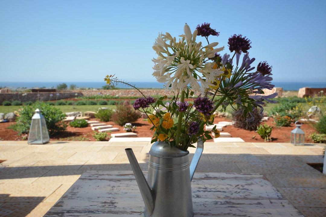 Patio équipé avec vue mer