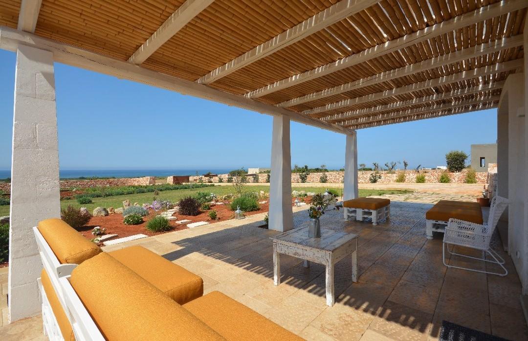 Sea view furnished pergola