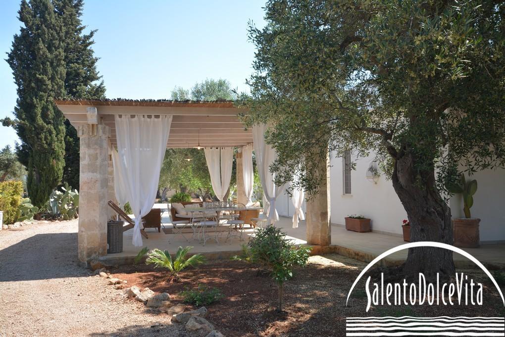 front-yard patio and garden