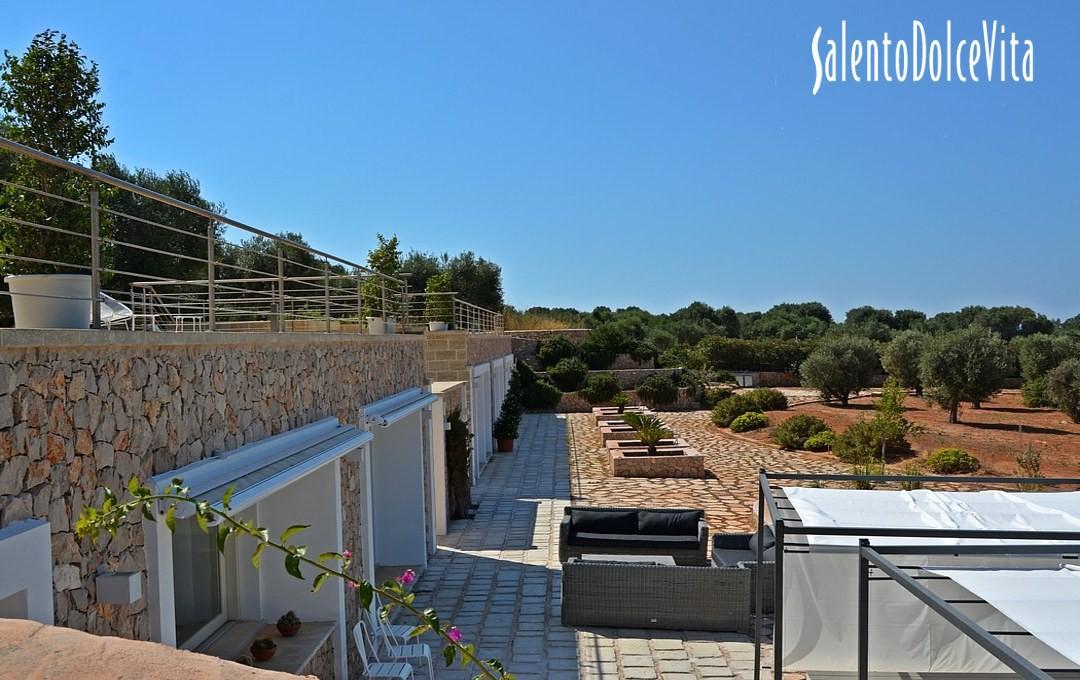 Area with sofas from roof terrace