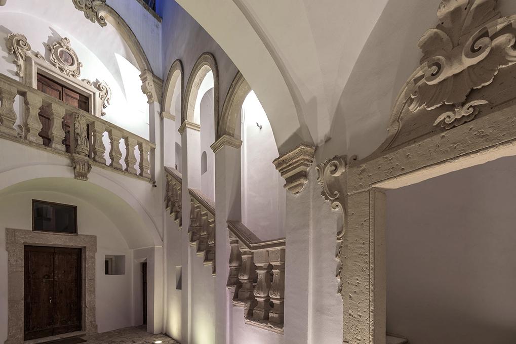 Chiostro main entrance by night