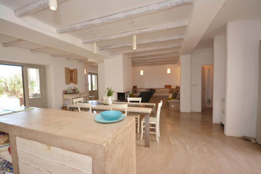 Living-dining room - View from the kitchen