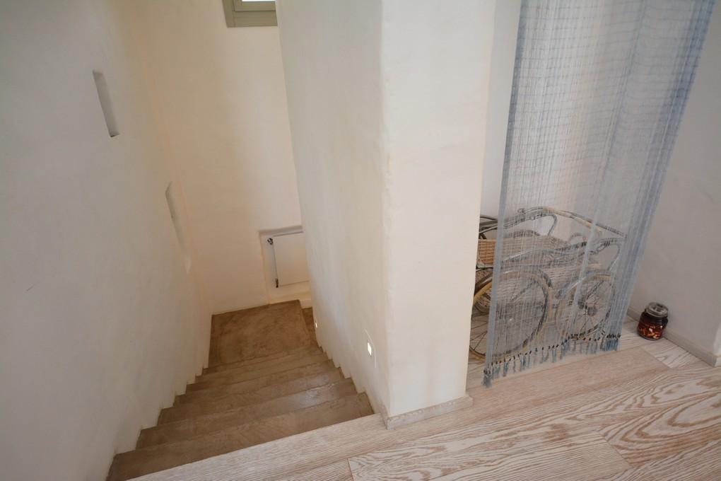 Stairs leading to the ground floor