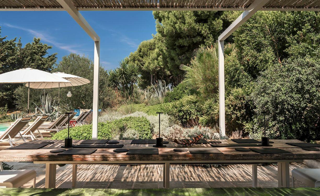 Al-fresco dining area