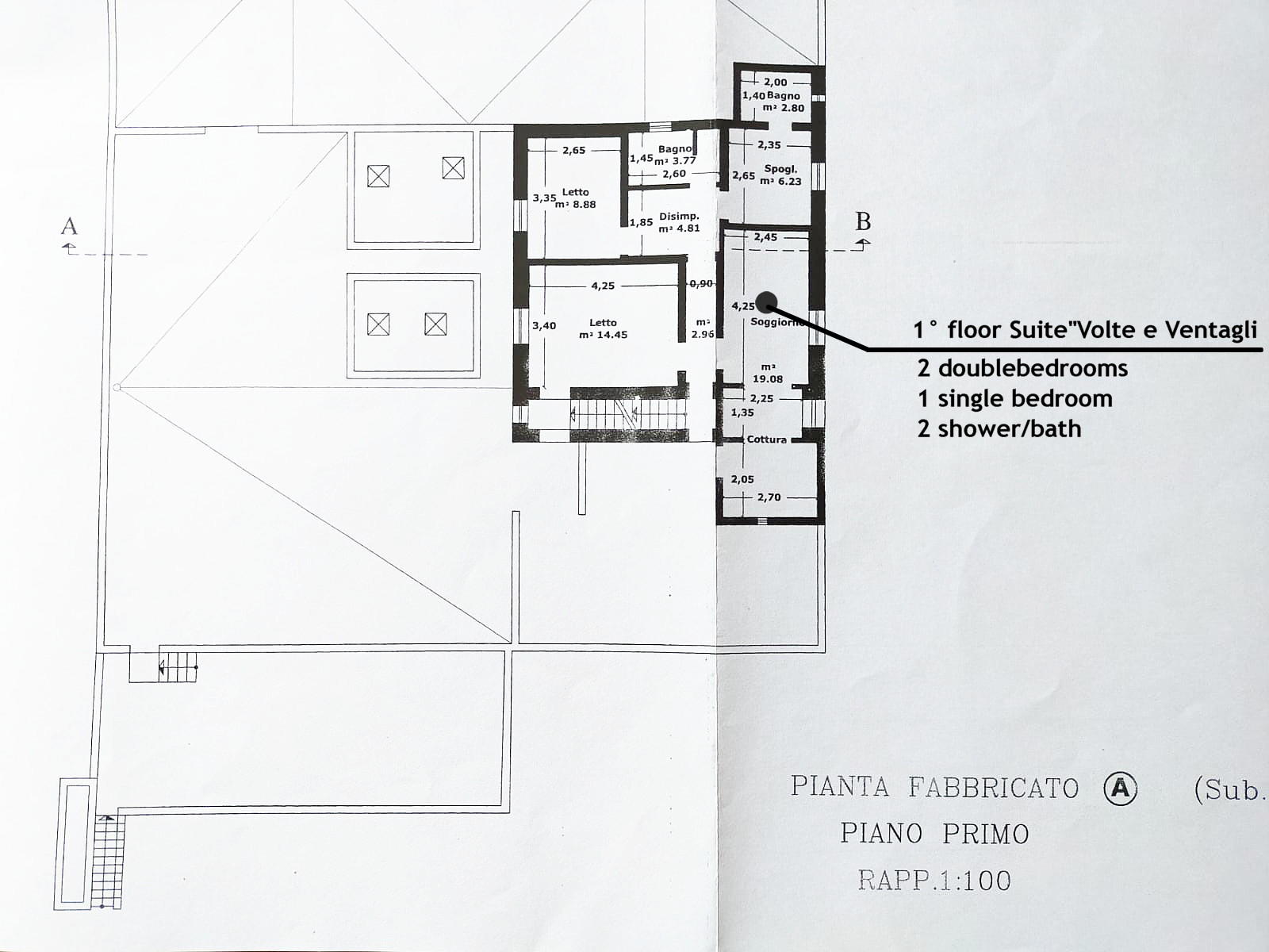 Main Building A - first floor plan